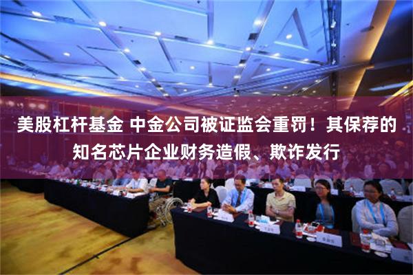 美股杠杆基金 中金公司被证监会重罚！其保荐的知名芯片企业财务造假、欺诈发行