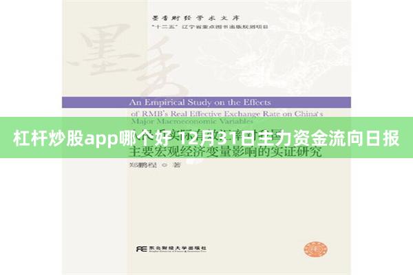 杠杆炒股app哪个好 12月31日主力资金流向日报